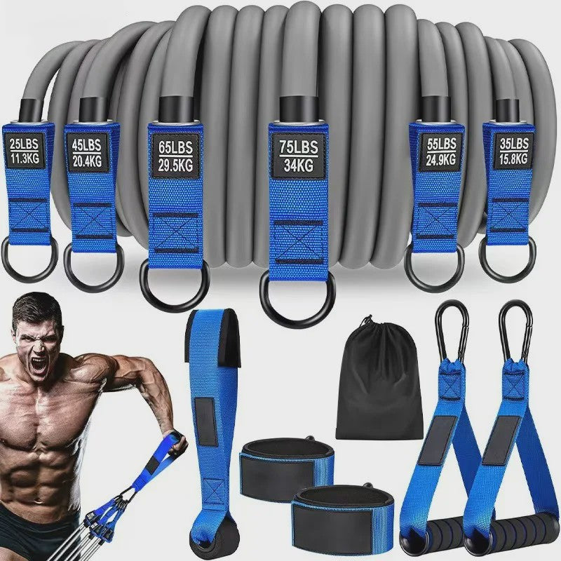 Professionele Weerstandsband Set met Handvatten - Krachttraining, Body Shaping & Fitness