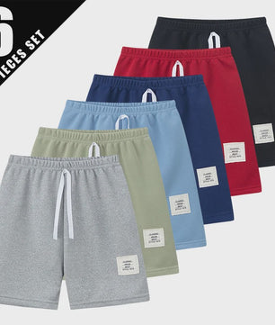 Comfortabele Kinder Shorts met Trekkoord en Elastische Taille - Jongens & Meisjes Casual Broekjes