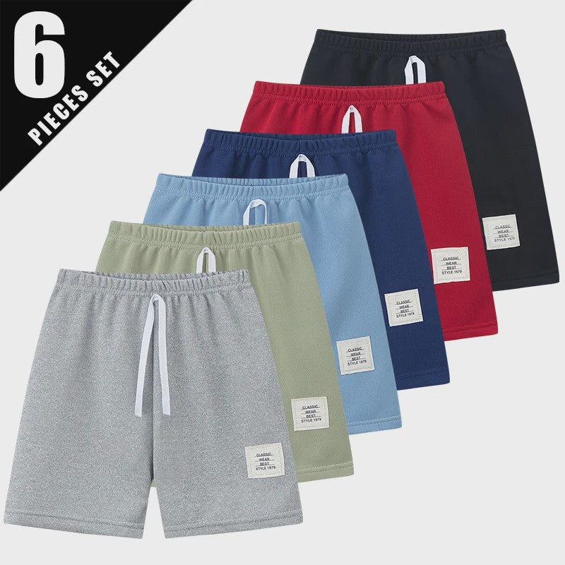 Comfortabele Kinder Shorts met Trekkoord en Elastische Taille - Jongens & Meisjes Casual Broekjes