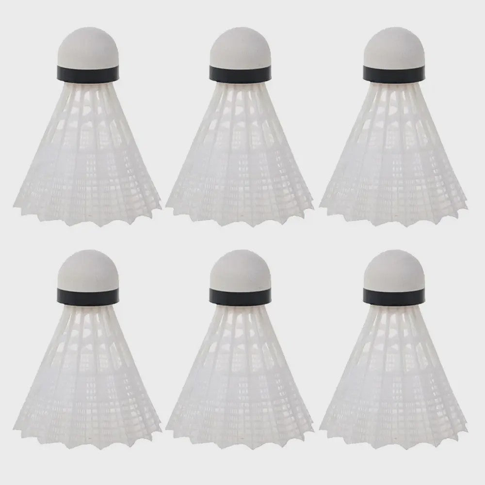 Nylon Badmintonshuttles - Set van 12 - Duurzaam & Stabiel voor Training