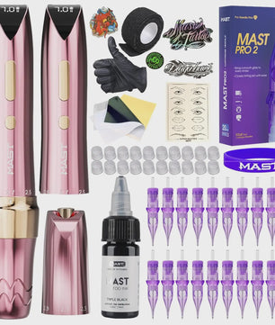 Mast P60 Permanente Make-up Tattoo Machine: 5 Instelbare Slagen, LED Display