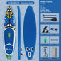 Opblaasbaar SUP Board 320-350cm met Complete Accessoireset - Ideaal voor Volwassenen