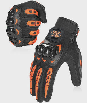 Motorhandschoenen Race Zomer Motocross Valbescherming Ademend Blauw Rood