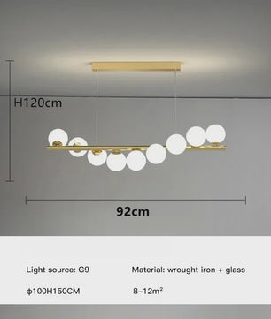 Luxe Scandinavische Plafondlamp met Sterrenlicht - Goudkleurig