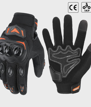 KEMIMOTO Zomer Motorhandschoenen met CE Knokkelbescherming en Touchscreen Functie