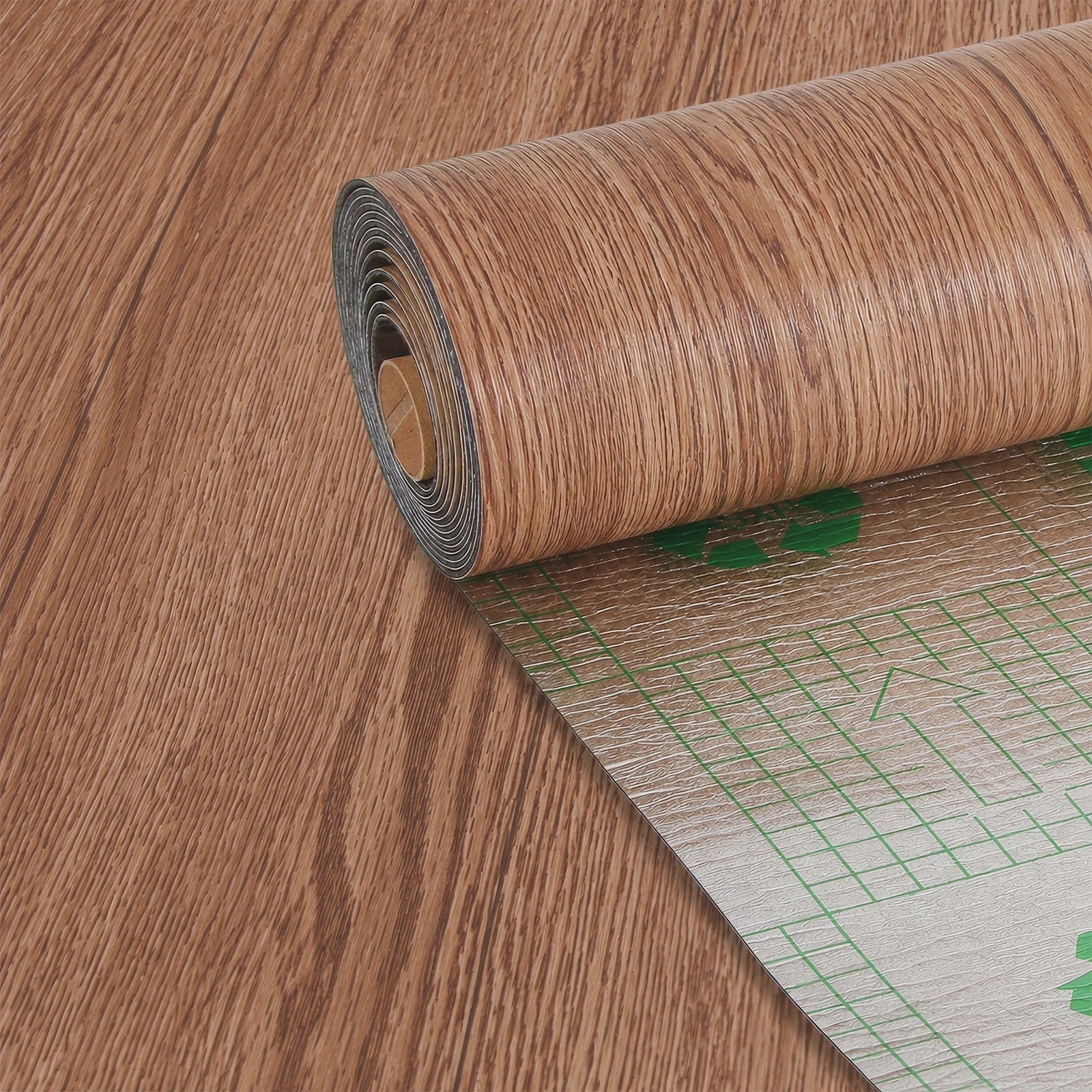 Oak Bruin Vinyl Wrap met Houtnerf Effect - Zelfklevend Behang voor Meubels & Muren (40x300cm)