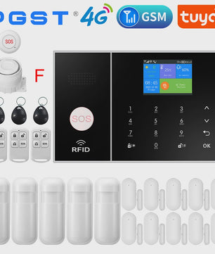 Tuya Smart Home Beveiligingssysteem met 4G WiFi, APP Meldingen en Bewegingsdetector