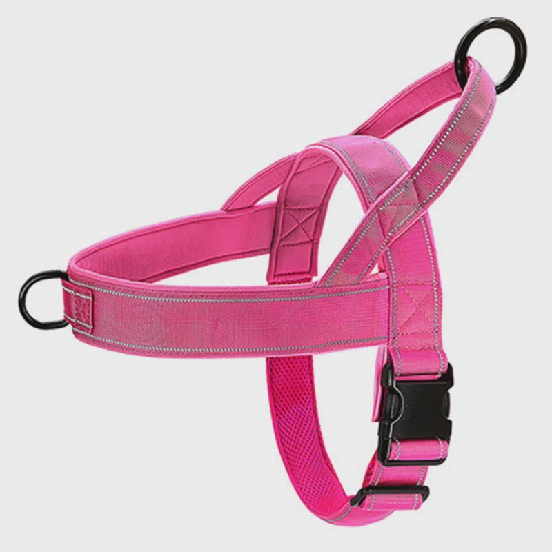Tactisch Anti-Trek Hondentuig - Verstelbaar 1000D Nylon Vest met Handvat voor Grote Honden, Outdoor Training & Reflecterend