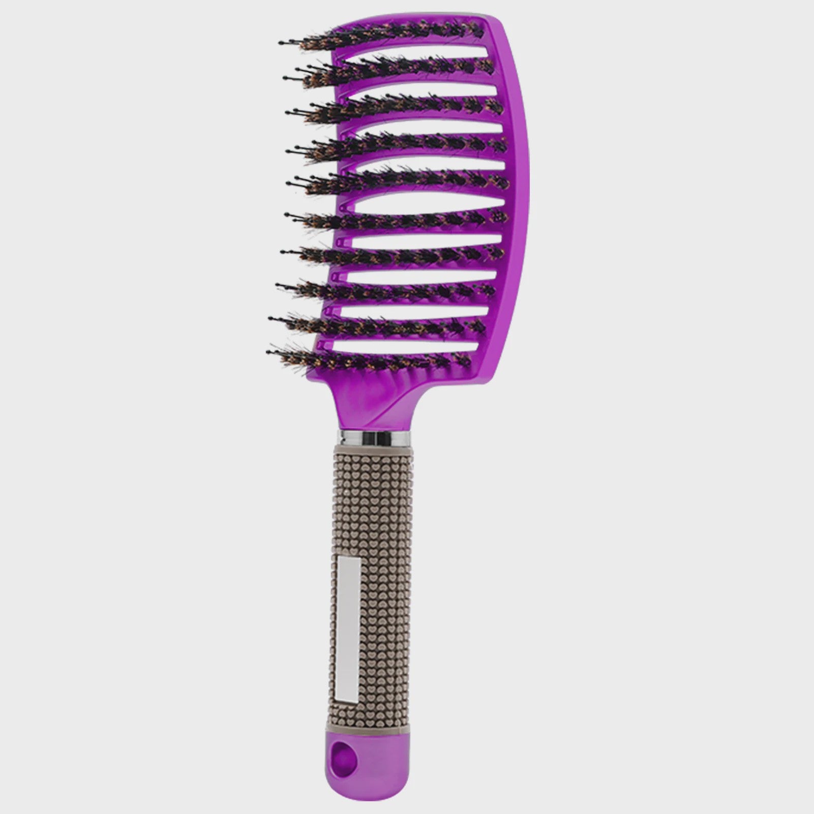 Ontwarrende Haarborstel met Natuurlijke Borstelharen & Nylon - Voor Nat & Droog Haar, Krullen & Styling