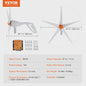 Krachtige Windturbine Generator 12V 500W/800W met MPPT Controller - Duurzame Energie voor Huis, Boerderij & Camper