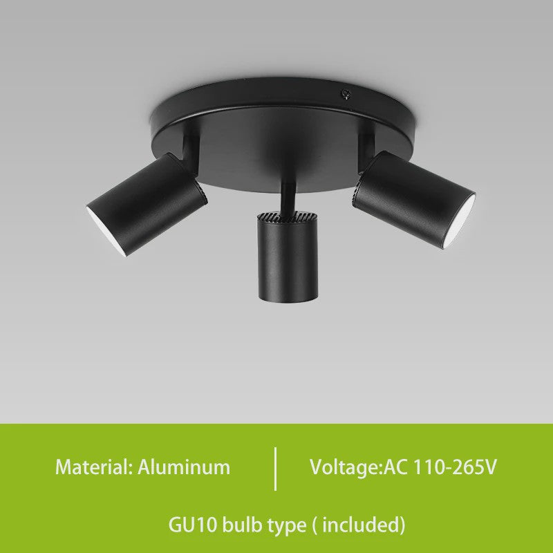 Verstelbare GU10 LED Spot Plafondlamp - Keuze uit 2, 3 of 4 Spots