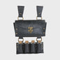 Middeleeuwse Lederen Riem met Flesjeshouder en Portemonnee - Cosplay & LARP Accessoire