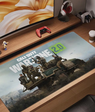 Anime Natural Rubber Gamer Office Decoration Home Mouse Pad Calls Of Duty Warzone Gaming Large Size Mouse Mat 90x40CM Mouse Pad