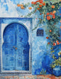 Franse Parijse Stadsgezichten Aquarel Kunst Posters Canvas Prints Wanddecoratie