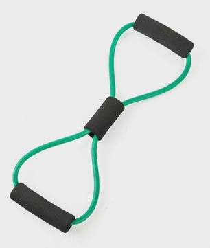 8-vormige Weerstandsband voor Krachttraining en Fitness | Elastische Oefenband met Handvatten