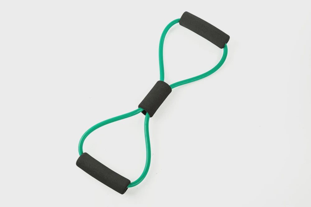 8-vormige Weerstandsband voor Krachttraining en Fitness | Elastische Oefenband met Handvatten