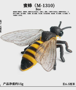 Realistische Insecten Speelgoed Set: Lieveheersbeestje, Bij, Spin & Meer - Educatief Plezier voor Kinderen