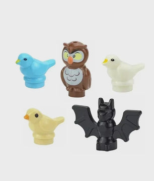 Bouwstenen Dierenpark Scene - Katten, Honden, Vogels, Varkens & Meer - DIY Speelgoed Bakstenen