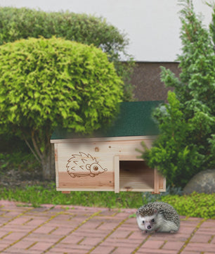 Houten Egelhuisje - Veilige Schuilplaats & Nestkast voor Kleine Dieren