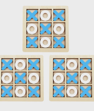 Houten Montessori Boter-kaas-en-eieren Spel: Interactieve Puzzel voor Kinderen - Educatief en Hersentrainend Speelgoed
