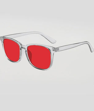 Unisex Anti Blauw Licht Bril met Rode/Oranje Lens - Oogvermoeidheid Verlichting