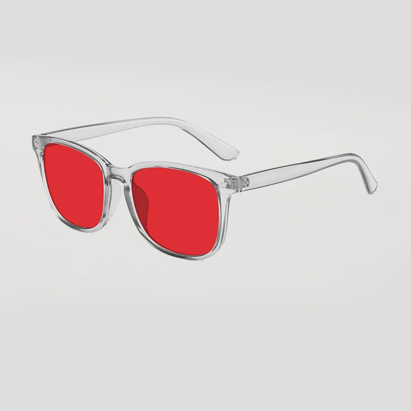 Unisex Anti Blauw Licht Bril met Rode/Oranje Lens - Oogvermoeidheid Verlichting