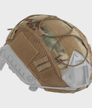 Tactische Helm Cover met Elastisch Koord voor Fast Helm - Airsoft & Paintball Camouflage
