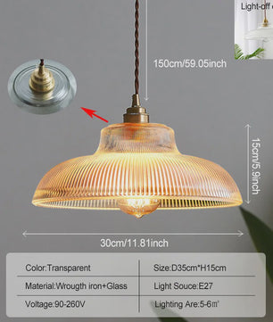 Nordic Groene Glazen Hanglamp - Stijlvolle Plissé Design Verlichting