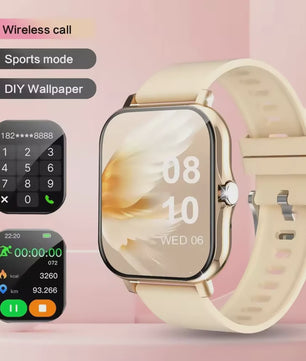 Lenovo Smartwatch 1.83'' - Waterdicht, Fitness Tracker, Bellen & Gezondheidsmonitor (iOS/Android)