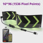 Flexibel 16x96 LED Matrix Pixel Paneel met Bluetooth App Controle - Programmeerbaar Verlichtingsbord