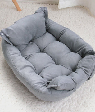 Multifunctionele Honden- en Kattenmand 3-in-1 | Zacht & Warm Slaapkussen