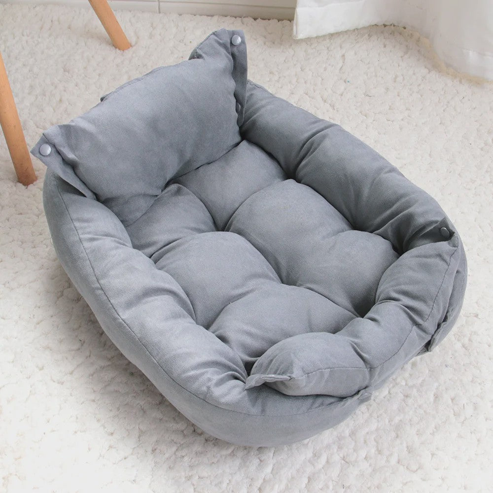 Multifunctionele Honden- en Kattenmand 3-in-1 | Zacht & Warm Slaapkussen