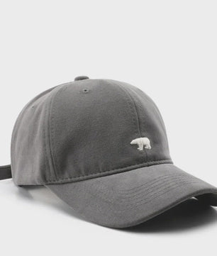 Unisex Katoenen Baseballpet met IJsbeer Embroidery - Zomer & Casual Stijl