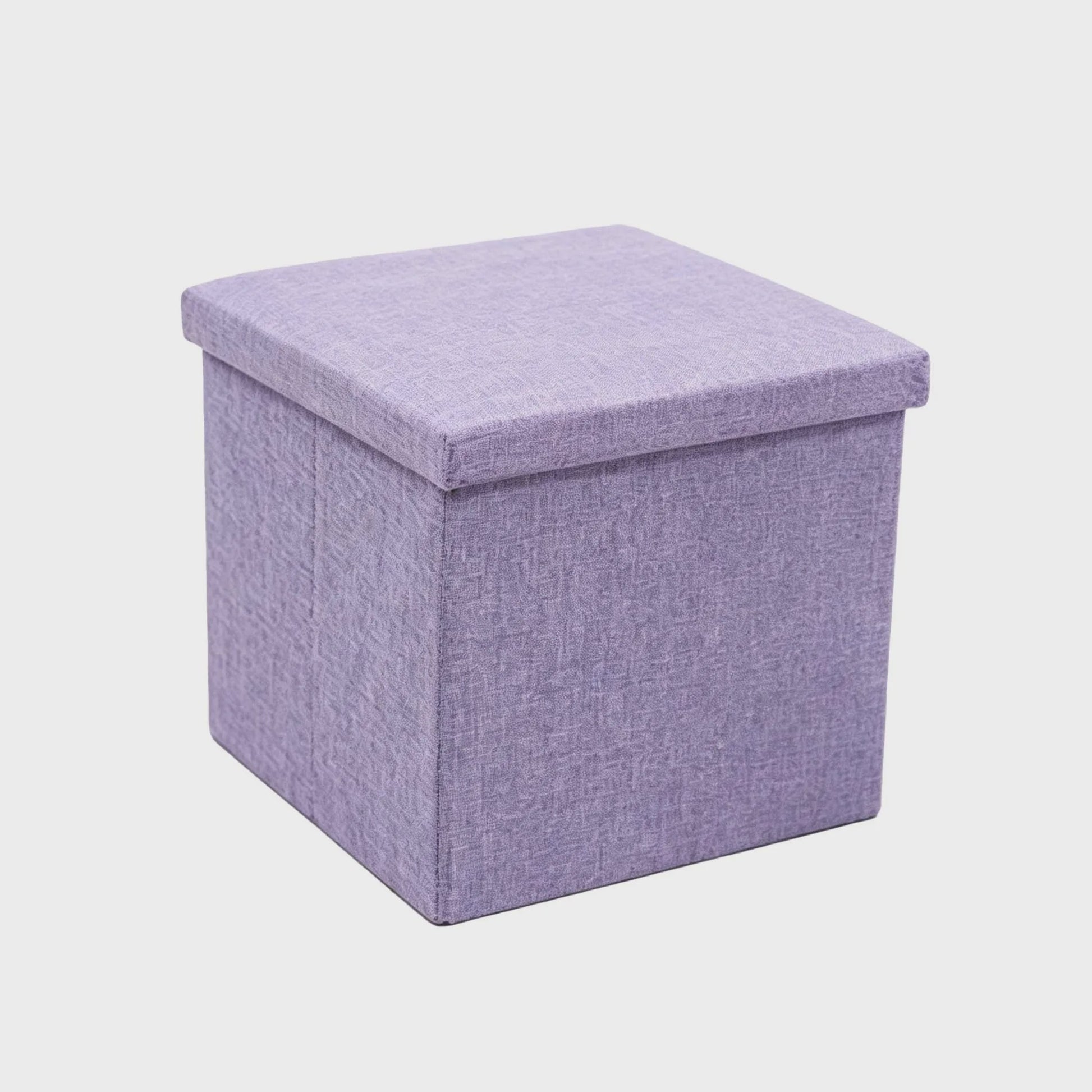 Opvouwbare Opberg Poef Kruk - 30x30x30cm - Voetenbank & Organizer - 150kg belastbaar