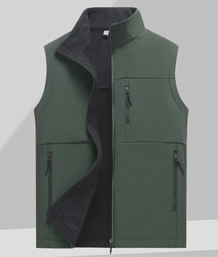 Heren Softshell Gevoerd Vest - Waterdicht, Winddicht & Warm