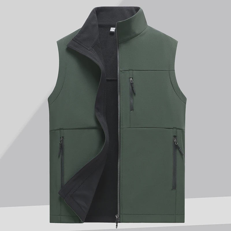 Heren Softshell Gevoerd Vest - Waterdicht, Winddicht & Warm