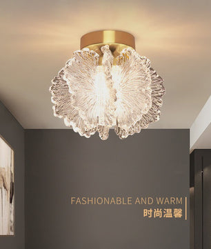 Sfeervolle Acryl Bloem Plafondlamp - Nordic Stijl voor Slaapkamer & Eetkamer