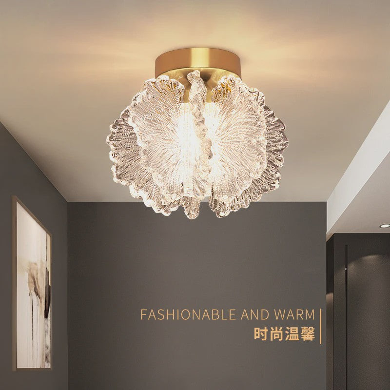 Sfeervolle Acryl Bloem Plafondlamp - Nordic Stijl voor Slaapkamer & Eetkamer