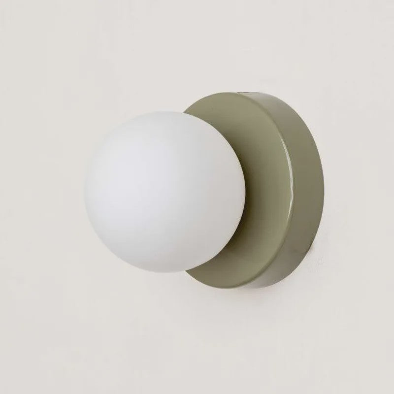 Moderne Macaron LED Wandlamp - Mini Glazen Sconce voor Slaapkamer, Hal & Balkon