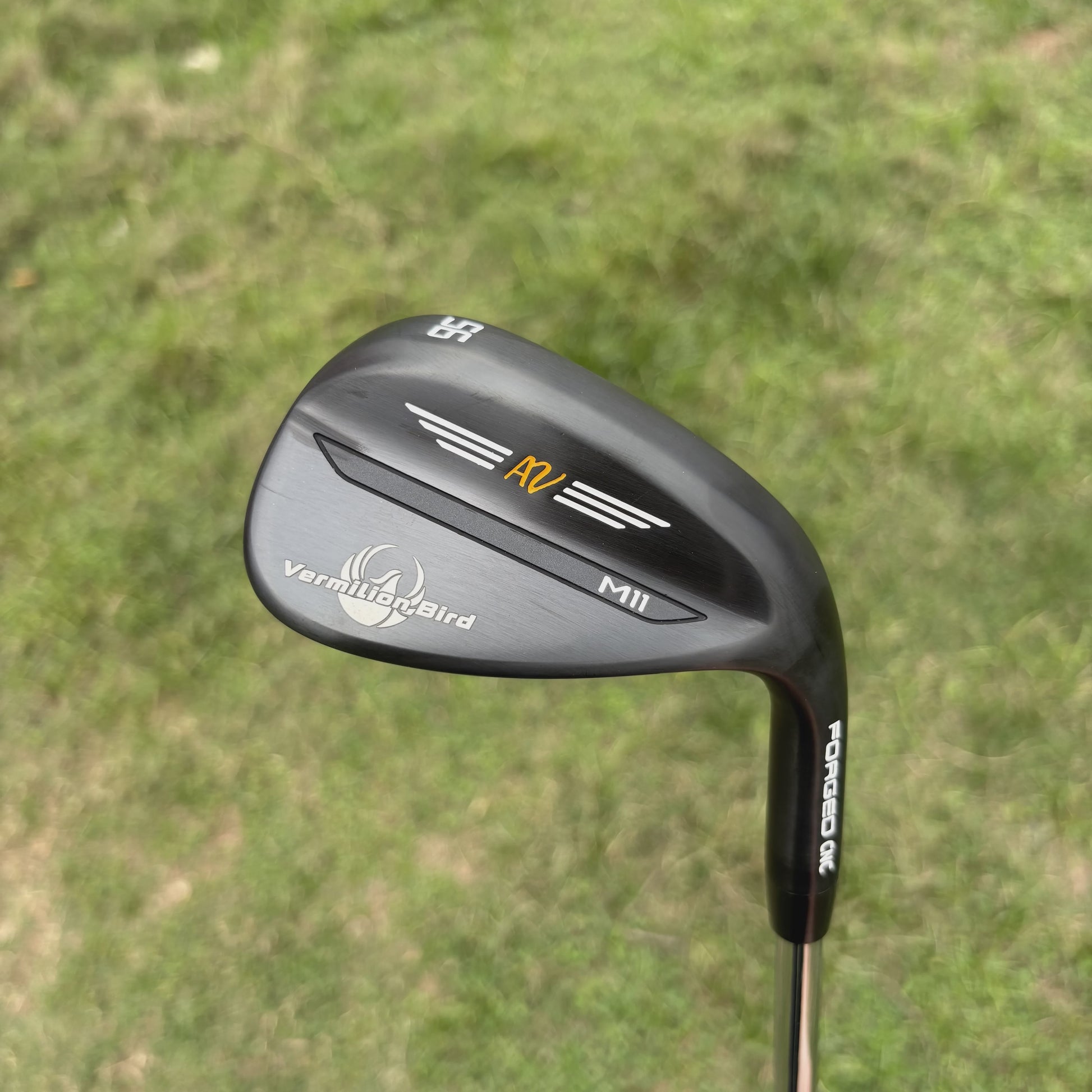 Vermilion Bird Forged Golf Wedge - Soft Carbon Steel, CNC Milled, Spin & Bounce Control