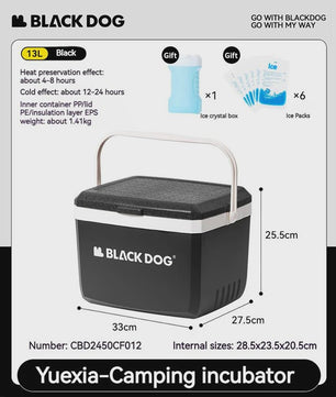 Naturehike BLACKDOG Outdoor Koelbox 13L & 25L - Grote Capaciteit voor Camping & Picknick