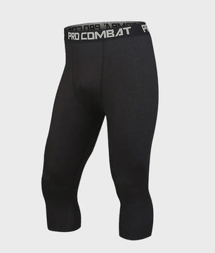 Heren Compressie Sportlegging Shorts - Sneldrogend & Stretch voor Fitness, Hardlopen, Basketbal Training