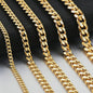 Heren Cuban Ketting 3mm - Stijlvol Roestvrij Staal & Titanium Staal Mode Accessoire