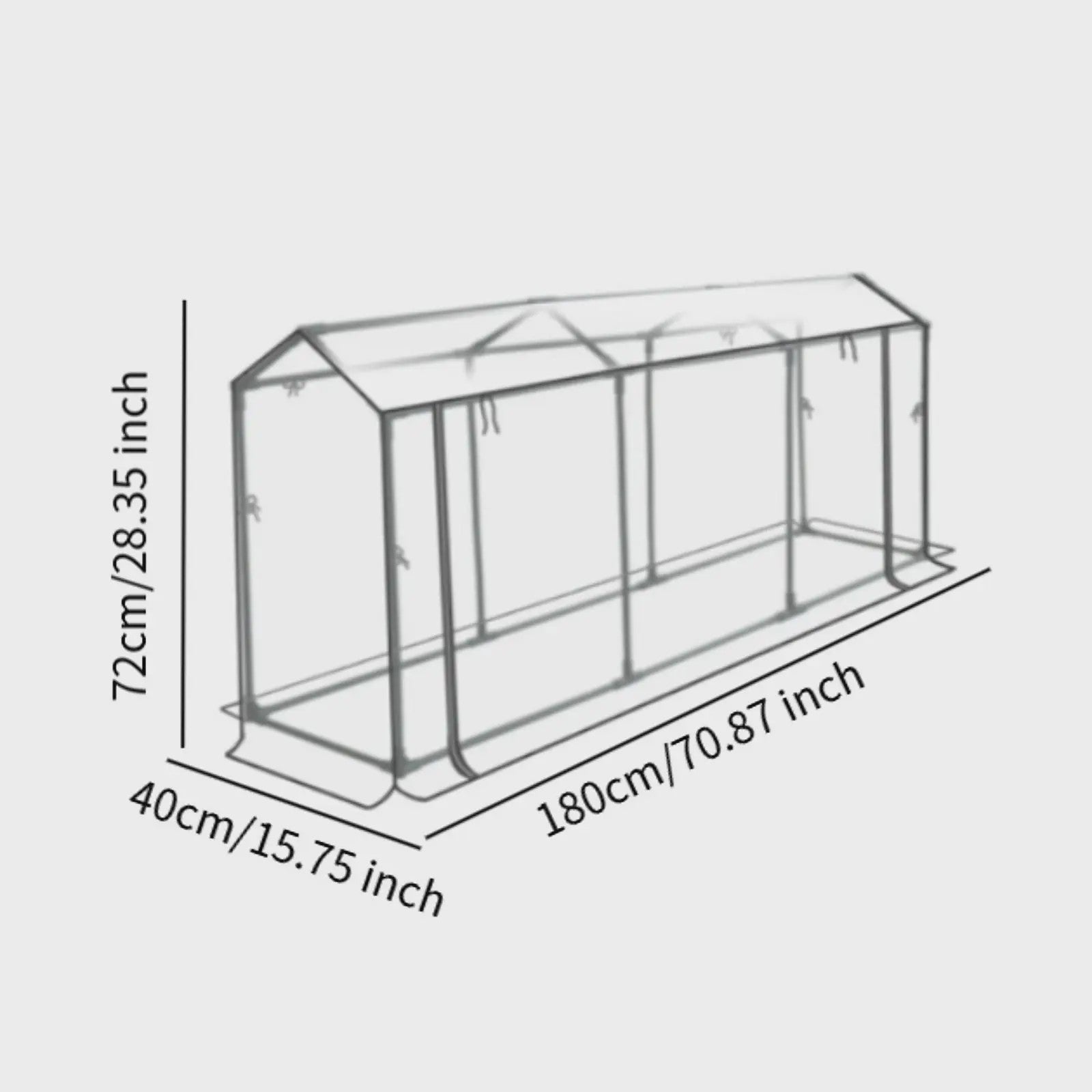 Mini Kas Tent - Eenvoudig Op te Zetten Kweekkas voor Binnen en Buiten