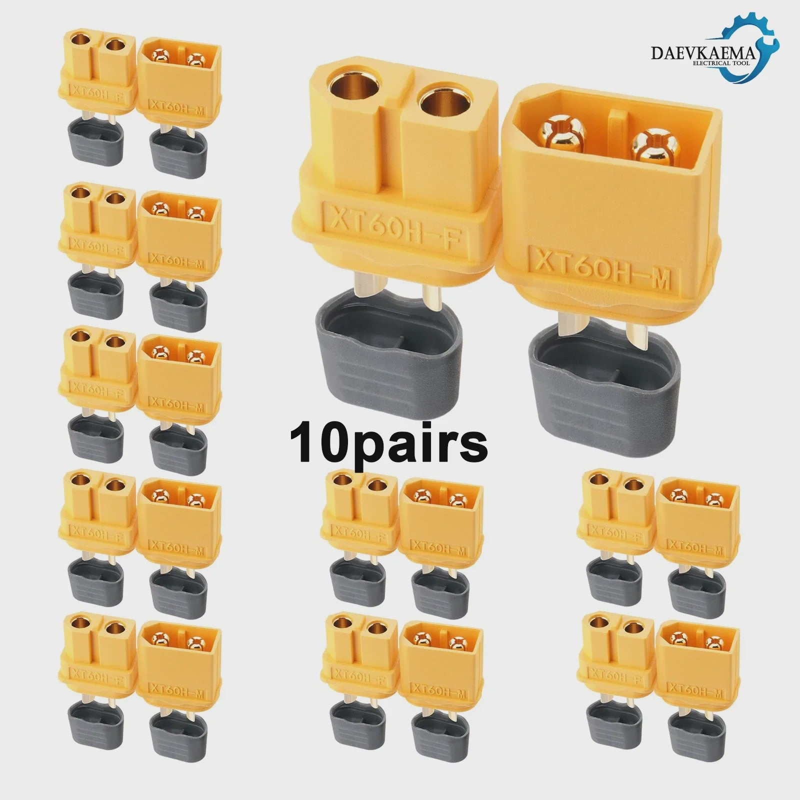 XT60H Connectoren Set (Male/Female) met Beschermhoes - 3-12 Paren