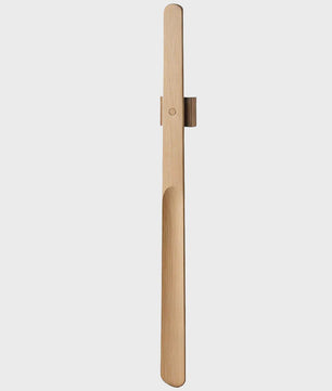 Luxe Houten Schoenlepel 55cm met Magnetische Ophanging - Premium Beukenhout