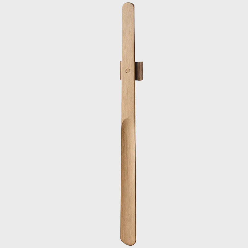 Luxe Houten Schoenlepel 55cm met Magnetische Ophanging - Premium Beukenhout