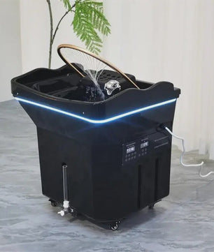 Professionele Haarspoelbak met Watercirculatie en Mobiel Ontwerp