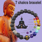 7 Chakra Armband Natuursteen - Helende Kristallen voor Mannen & Vrouwen