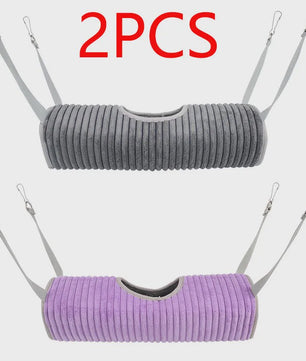 Warme Hamster & Knaagdier Hangmat Tunnel - Zacht Fleece & Velours